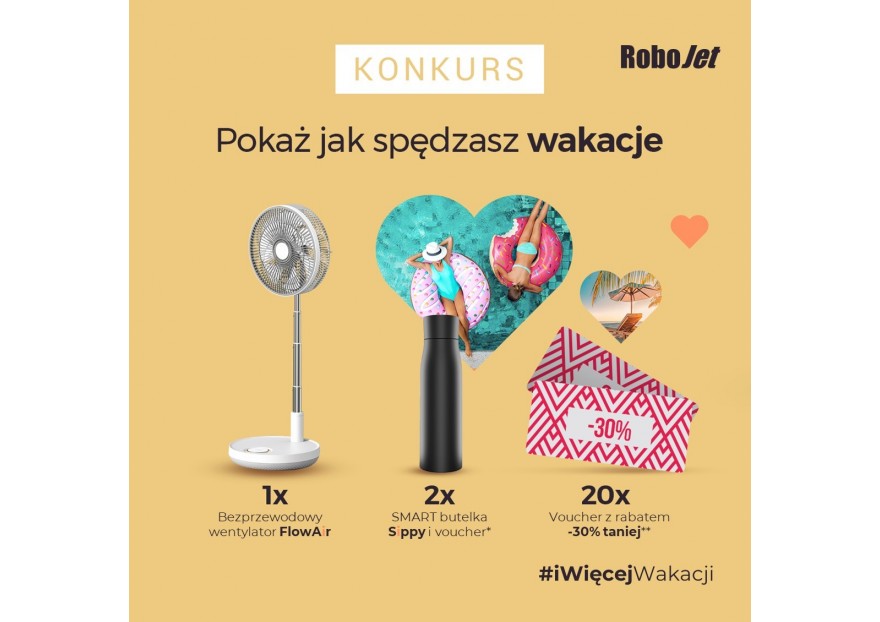 Konkurs RoboJet „Jak spędzasz wakacje”